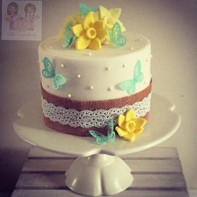 Spring Birthday Cake - Cake by EL's Little Cupcakery