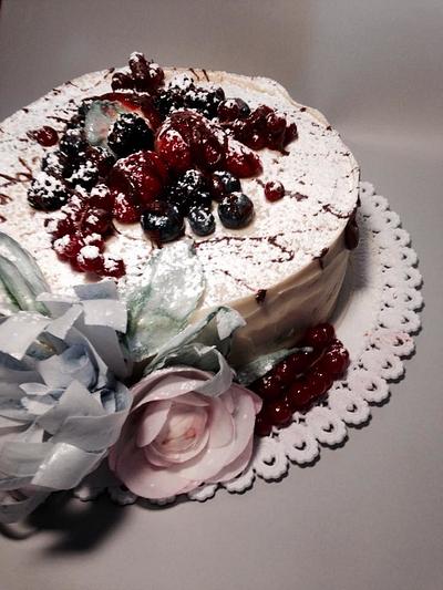 Red Fruits Cake - Cake by Tamara Pescarollo - Sugar HeArt
