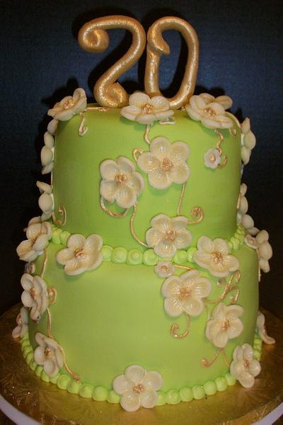 70th Birthday - Cake by Tracy's Custom Cakery LLC