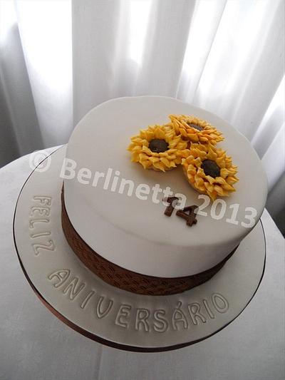 Sunflowers - Cake by Berlinetta