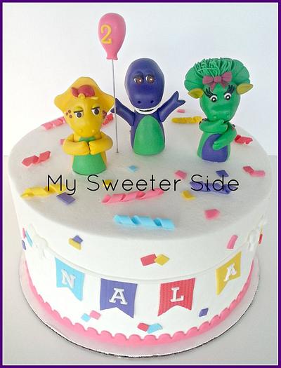 Barney and Friends - Cake by Pam from My Sweeter Side