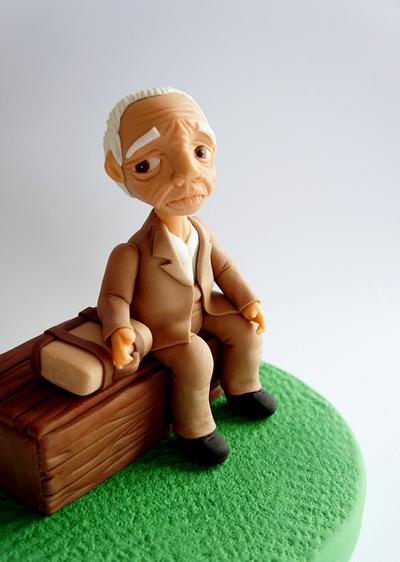 Sad Grandfather - Cake by Florence Devouge