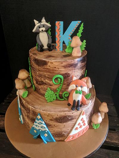 Woodland Birthday Cake.. - Cake by Della Kelley