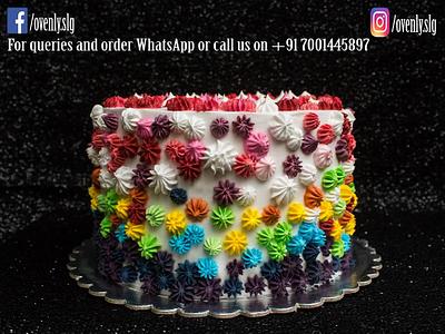 A Colorful Cake (inspired by internet) - Cake by Pritish