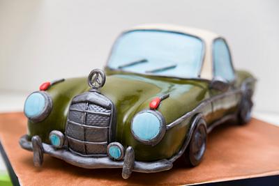 MERCEDES BENZ 220 S Coupe 1958 - Cake by SweetdreamsbyNika