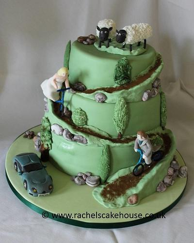 Sheep topper Cake  - Cake by Rachel's Cake House 