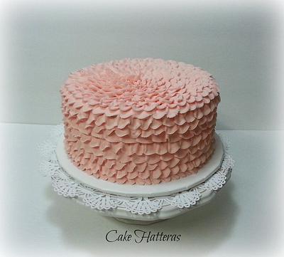 Buttercream Ruffles - Cake by Donna Tokazowski- Cake Hatteras, Martinsburg WV