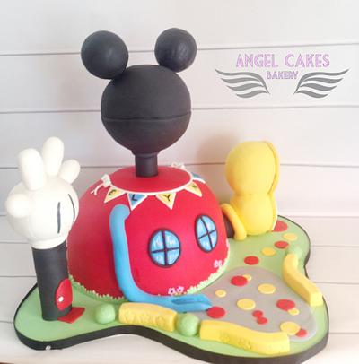 Mickey Clubhouse Cake - Cake by Angel Cakes