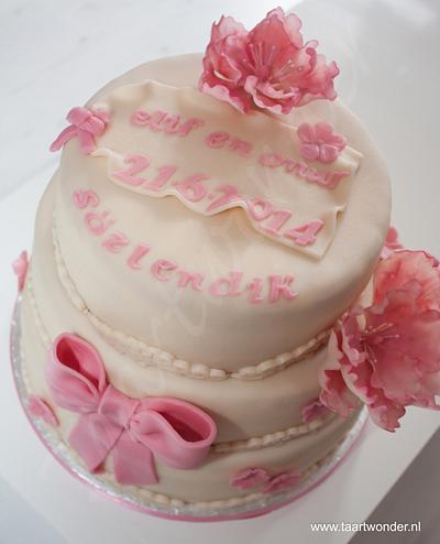 Engagement cake  - Cake by Bianca