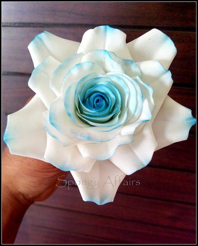 Blue Rose - Cake by Meenakshi S