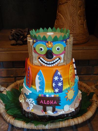 Hawaiian Luau Cake - Cake by Terri Brown