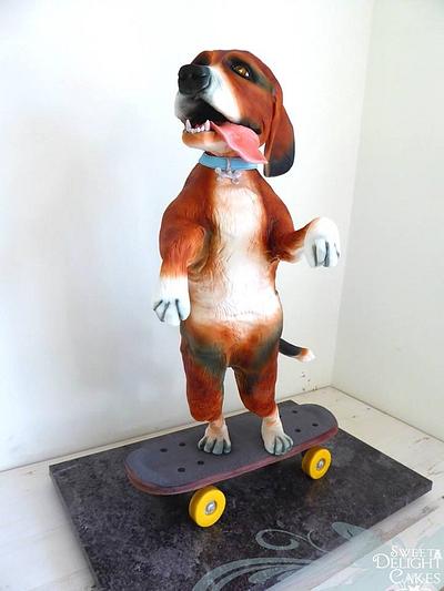 Dog on a Skateboard  - Cake by Sweet Delight Cakes