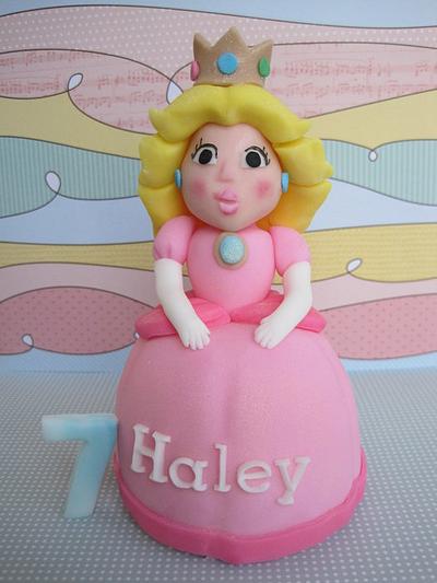 Princess Peach cake topper - Cake by Renee Daly