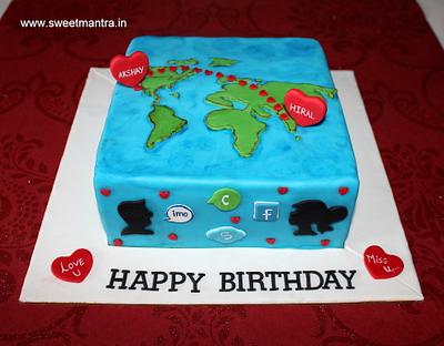 Miss You cake - Cake by Sweet Mantra Customized cake studio Pune