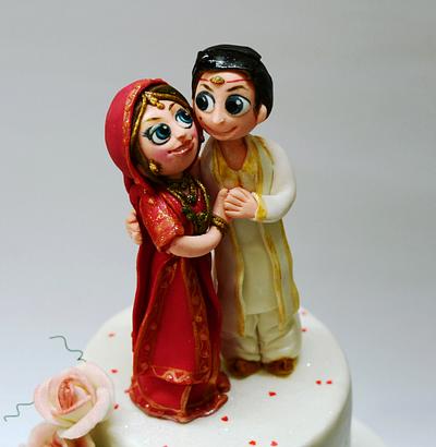 Indian Wedding Cake - Cake by Sanchita Nath Shasmal