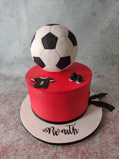Football cake - Cake by Ritu S