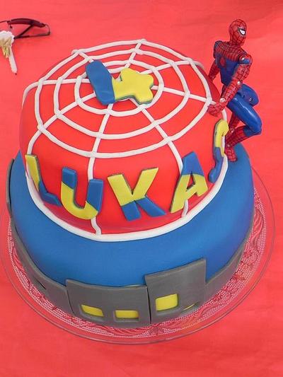 cake spiderman - Cake by cendrine