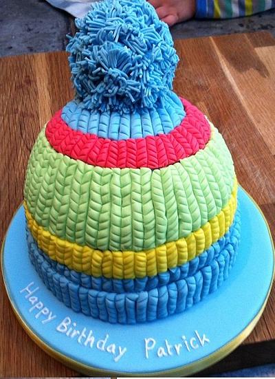 Beanie Bobble Hat Cake - Cake by ClearlyCake