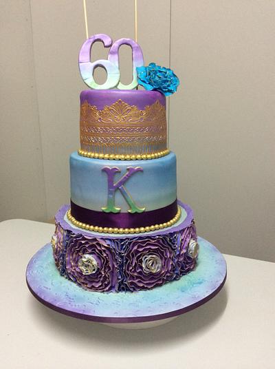 60th Birthday Cake - Cake by e8tcake