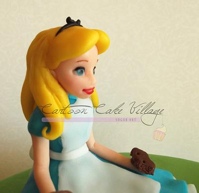 Alice in Wonderland - Cake by Eliana Cardone - Cartoon Cake Village