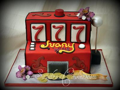 Slot Machine Cake - Cake by Sandrascakes