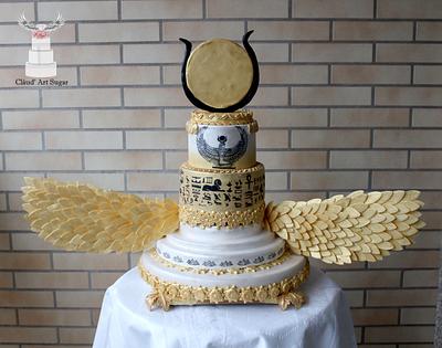 Ísis Wedding Cake - Egypt Land of Mistery Collab - Cake by Cláud' Art Sugar