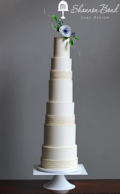 Couture Buttercream Wedding Cake - Cake by Shannon Bond Cake Design