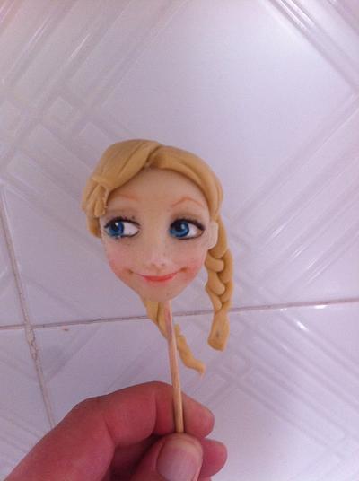 Frozen the face of the child  - Cake by Nivo