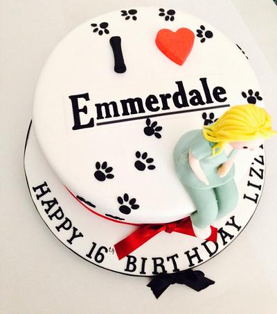 Emmerdale loving girl who wants to be a vet - Cake by Kake and Cupkakery