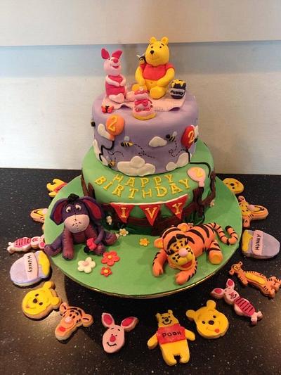 Winnie the Pooh cake  - Cake by The sugar cloud cakery