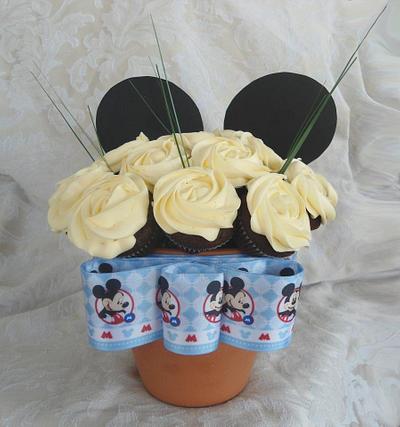 Mickey Mouse Cupcake Bouquet - Cake by Sugar Me Cupcakes