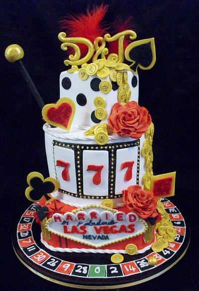 Las Vegas wedding cake - Cake by Dee