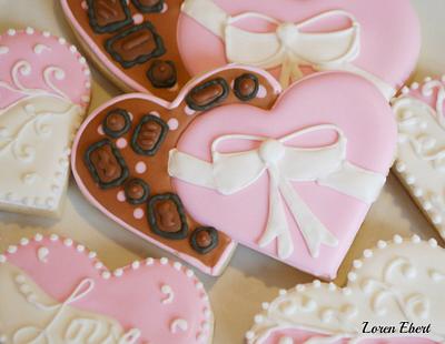 Life is Like a Box of Chocolates (in pink)! - Cake by Loren Ebert