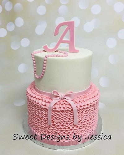 Dale's shower - Cake by SweetdesignsbyJesica