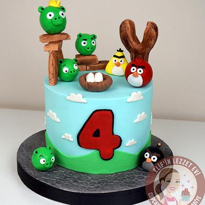 Angry Birds Cake - Cake by elifinlezzetevi