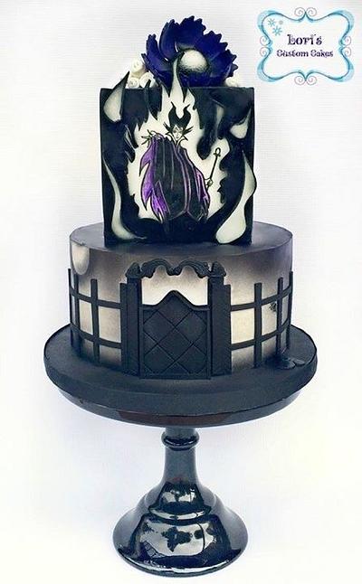 Maleficent - Cake by Lori Mahoney (Lori's Custom Cakes) 