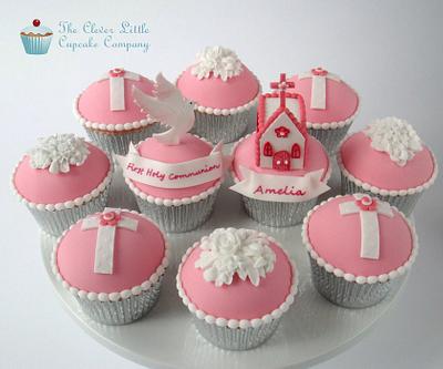 Holy Communion Cupcakes - Cake by Amanda’s Little Cake Boutique