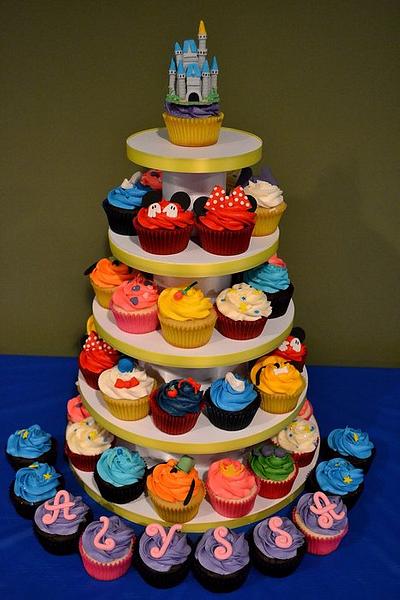 "Everything Disney" Cupcakes - Cake by Confections of a Cake Lover
