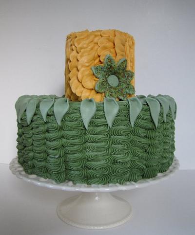 Green & Gold Cake - Cake by Debra J. Mosely