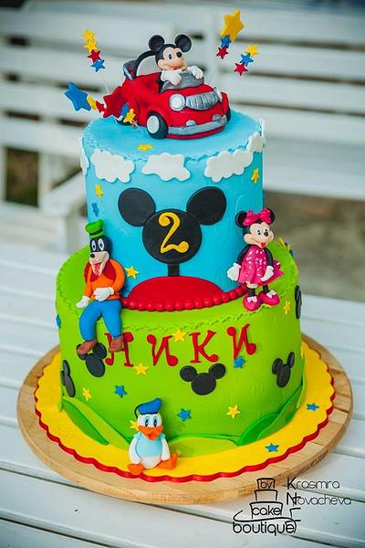 mickey mouse  cake - Cake by Cake boutique by Krasimira Novacheva