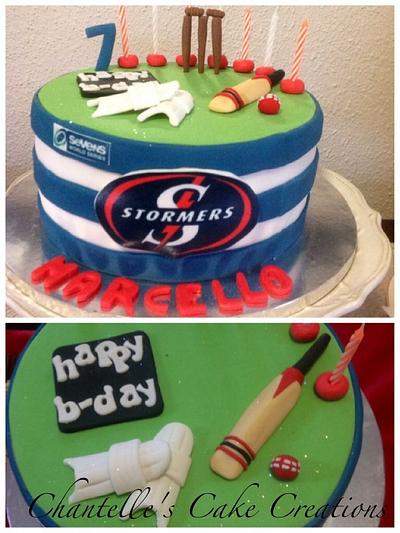 Sports crazy - Cake by Chantelle's Cake Creations