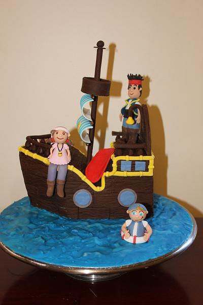Jake and the Neverland Pirates - Cake by SweetlyElegantCakes