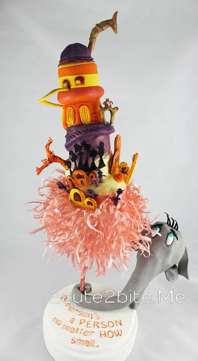 Horton Hears a Who-"We're all a little Seussy" Collaboration - Cake by 2cute2biteMe(Ozge Bozkurt)