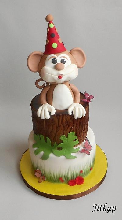 Narozeninová opička - Cake by Jitkap