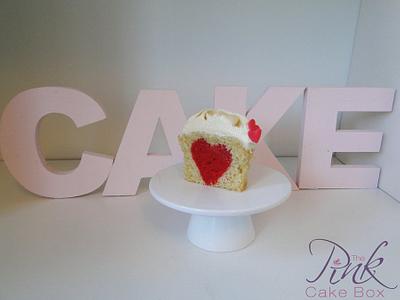 Heart Baked Cupcakes - Cake by Rose