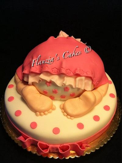 Baby shower for a girl - Cake by Claudia Consoli