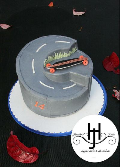 Longboard cake - Cake by Jennifer Holst • Sugar, Cake & Chocolate •