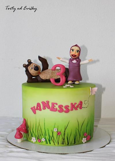 Masha and the bear  - Cake by Cakes by Evička