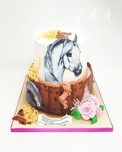 Horse cake  - Cake by Jana Bleeker-Antoninova