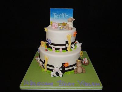 Charlotte's Web Baby Shower - Cake by Elisa Colon